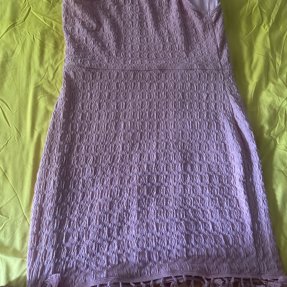 Textured Pink Dress
